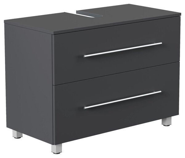 SKŘÍŇKA POD UMYVADLO, barvy grafitu, barvy grafitu, 85/63/41,6 cm MID.YOU - Koupelnové série, Online Only