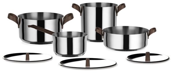 Alessi designové hrnce na polévku Edo (objem 850 cl)