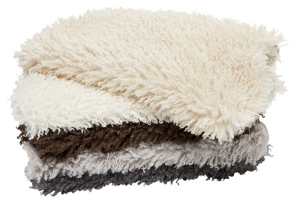 Skinnwille Home Collection Polštář Wooly Silver, 45x45 cm, světle šedý