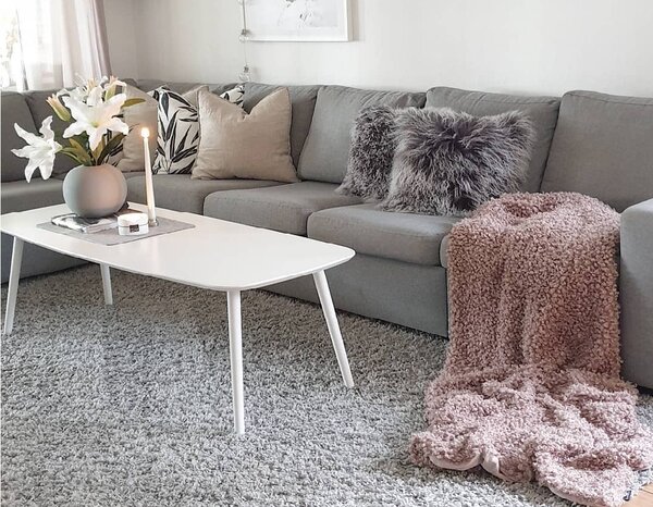 Skinnwille Home Collection Pléd Ulli Pink, umělá kožešina, 120x180 cm