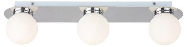 Rabalux Přisazené svítidlo do koupelny Becca 3x28W | G9 | IP44 - chrom