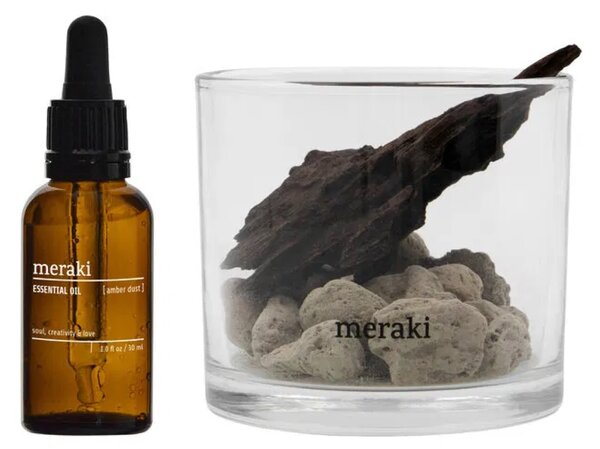 Vonný difuzér Lavastone & Wood s esenciálním olejem Amber Dust MK225