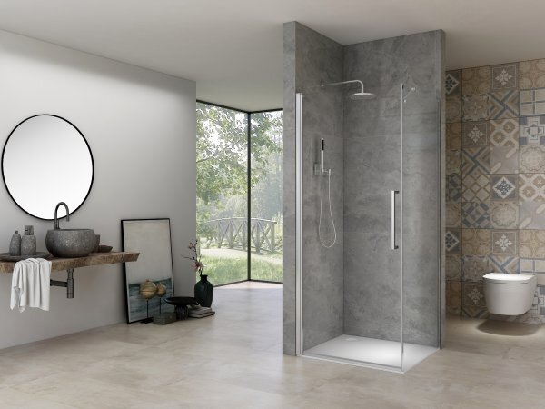 AVER COMBI 70x140 Čiré Sprchový kout obdélníkový