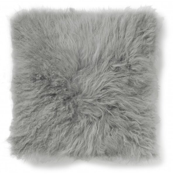 Skinnwille Home Collection Kašmírový polštář Nanny Grey, šedý