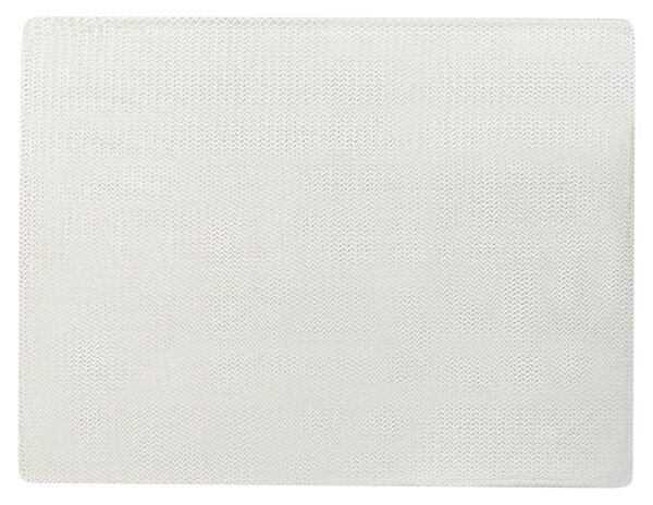 Přikrývka na postel SURMI Umělá kožešina 150 x 200 cm Krémově bílá