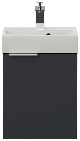 KOUPELNA PRO HOSTY, barvy grafitu, 40 cm MID.YOU - Koupelnové série, Online Only