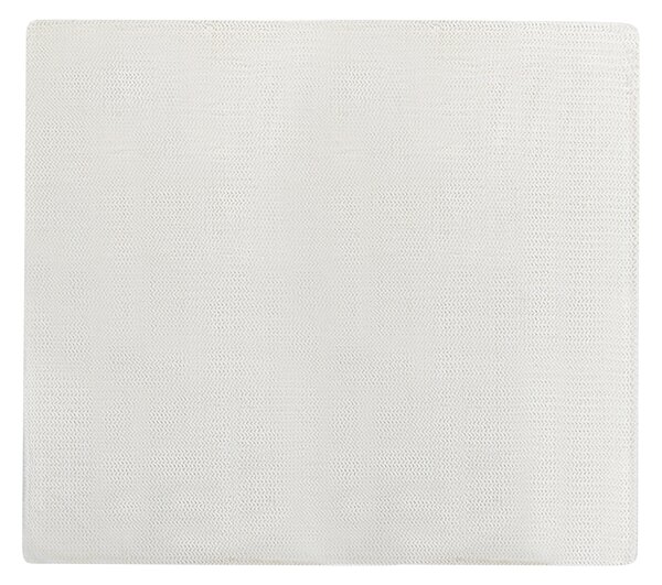 Přikrývka na postel SURMI Umělá kožešina 200 x 220 cm Krémově bílá