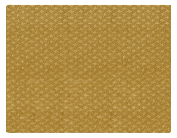 Přikrývka na postel SITAPUR Umělá kožešina 150 x 200 cm Hořčicová