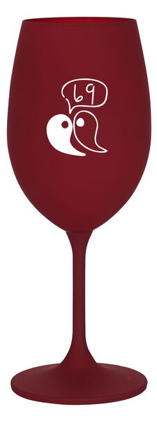 69 - bordó sklenice na víno 350 ml