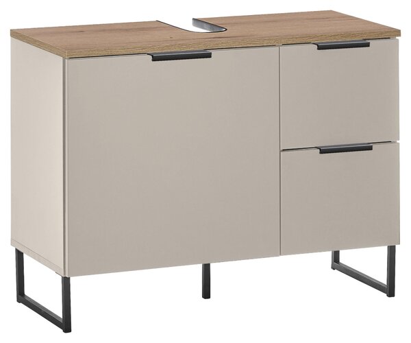 SKŘÍŇKA POD UMYVADLO, barvy dubu, kašmírová, 80/60/35 cm home24 - Koupelnové série, Online Only