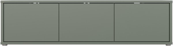 NÍZKÁ KOMODA, šalvějově zelená, 154,2/42,5/34,9 cm Carryhome - TV stolky & komody pod TV, Online Only
