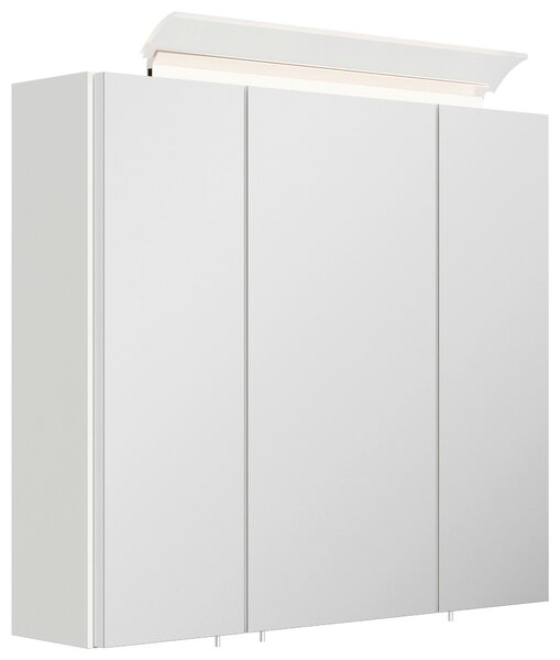 ZRCADLOVÁ SKŘÍŇKA, vysoce lesklá bílá, 70/62/17 cm MID.YOU - Koupelnové série, Online Only