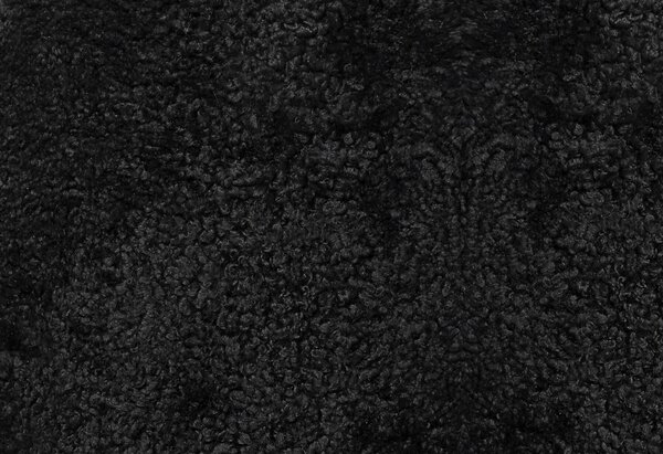 Skinnwille Home Collection Polštář australská kožešina Curly, černá, 45x45 cm