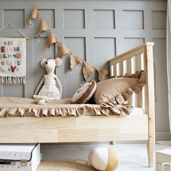 Dětská postel Boho Maxi Velikost spací plochy: 160x80, Barva: přírodní dřevo