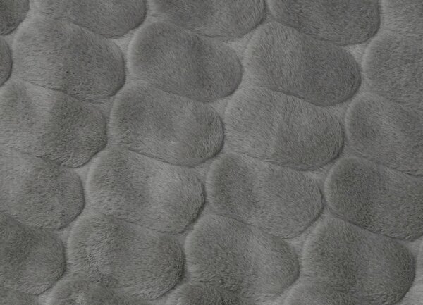 Skinnwille Home Collection Pléd Bubble Grey, umělá kožešina, šedý, 120x180 cm