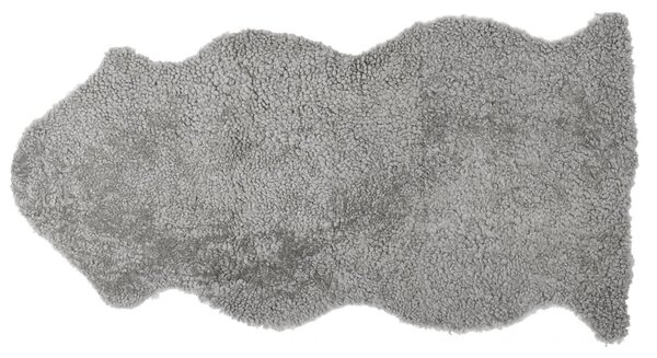 Skinnwille Home Collection Kudrnatá australská kožešina Curly Natural Grey, přírodní šedá, 135x60 cm