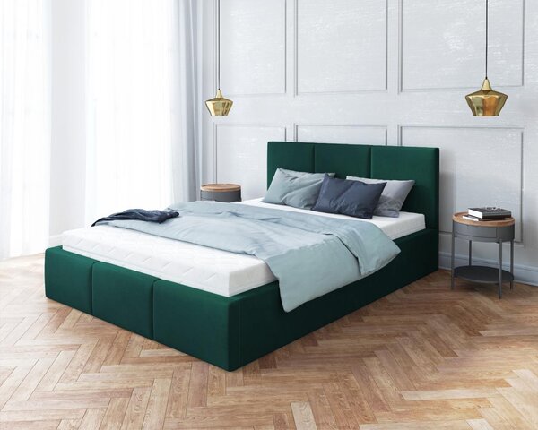 Čalouněná postel Fresia - zelená Velikost spací plochy: 200x90