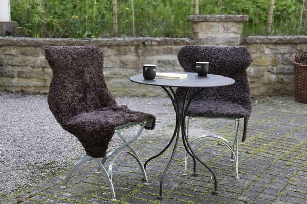 Skinnwille Home Collection Kudrnatá australská kožešina Curly, hnědá, 95x60 cm