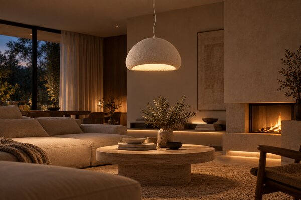 Designové závěsné svítidlo STONEX ⌀60cm