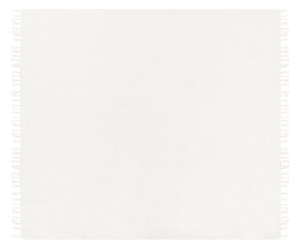 Deka CHAOHANI Tkanina 220 x 240 cm Krémově bílá