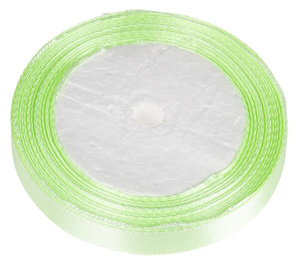 BELLATEX Stuha saténová Zelená 12 mm / 22, 5 m