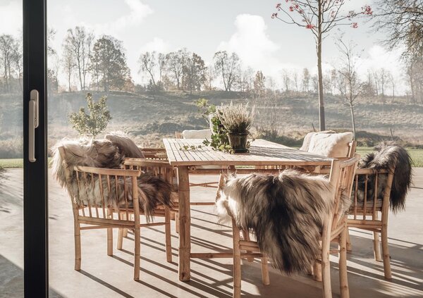 Skinnwille Home Collection Islandská ovčí kožešina Molly, přírodní šedá, 90 cm
