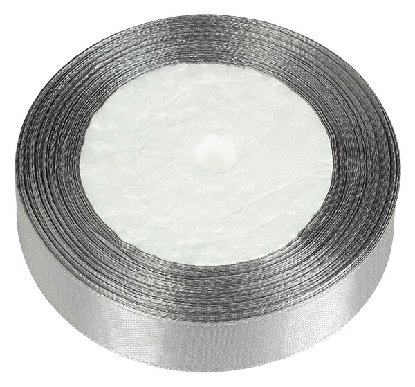 BELLATEX Stuha saténová Šedá 20 mm / 22, 5 m
