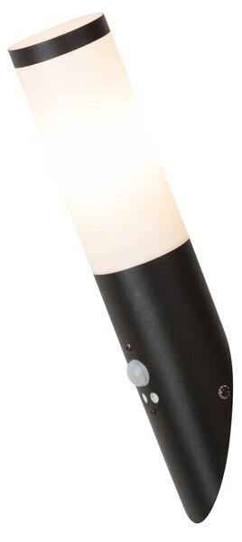 Rabalux 8146 Black torch Nástěnné venkovní světlo | E27 | Bílá | Černá - r-8146