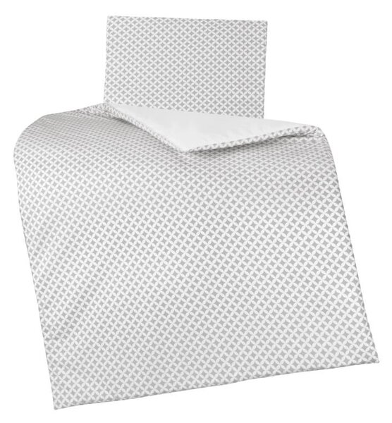 BELLATEX Peřinka a polštářek pro kojence Šedá,Bílá 75x100 cm, 42x32 cm
