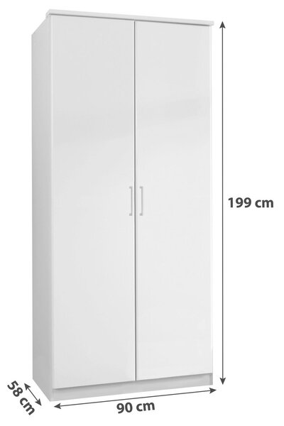 Šatní skříň OSAKA šířka 90cm