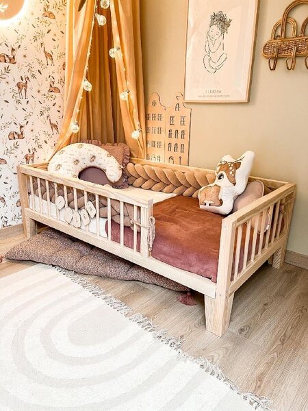 Dětská postel Madox Velikost spací plochy: 160x80, Barva: přírodní, Šuplík: NE
