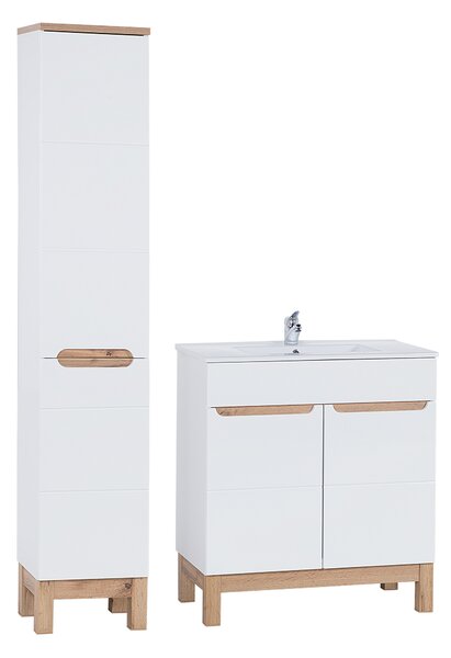 Comad Set koupelnového nábytku Bali White 80 bílá (3 kusy nábytku)