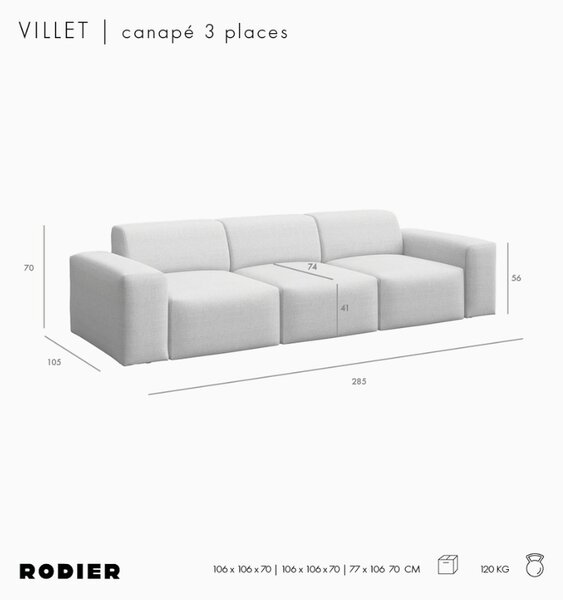 -25 % Dny MOMENTI– Rodier Pohovka Villet 285 cm