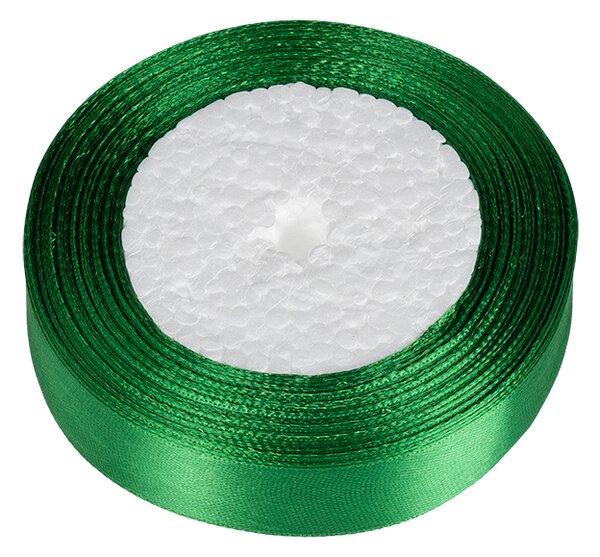 BELLATEX Stuha saténová Zelená 20 mm / 22, 5 m