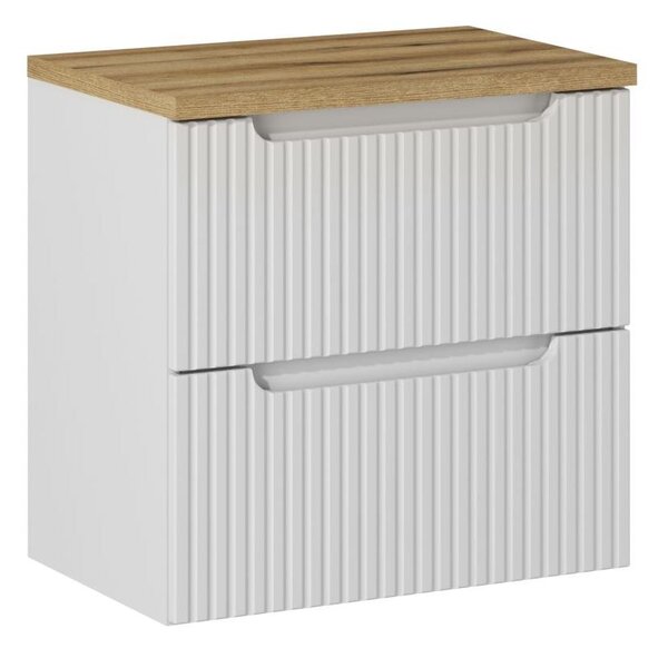 Comad Koupelnová skříňka pod deskové umyvadlo Nova White 60 bílá/dub coast evoke