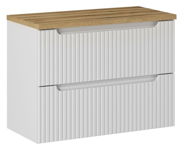 Comad Koupelnová skříňka pod deskové umyvadlo Nova White 80 bílá/dub