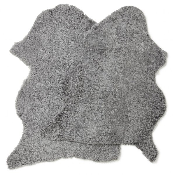 Skinnwille Home Collection Kudrnatá australská kožešina Curly, šedá Gotland, 95x60 cm