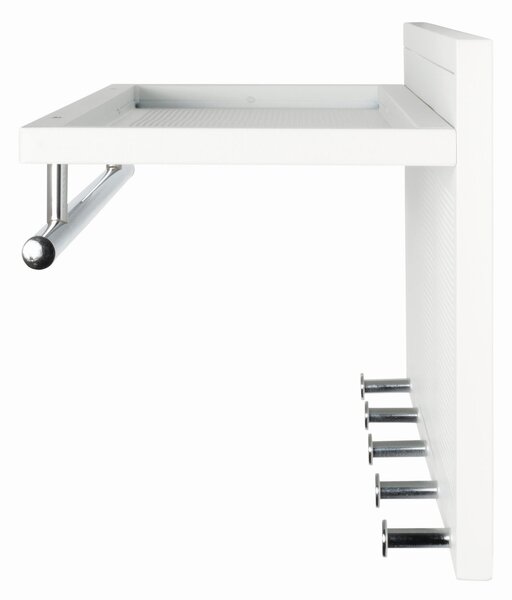 ŠATNÍ PANEL, bílá, 75/30/26 cm - Šatní panely, Online Only