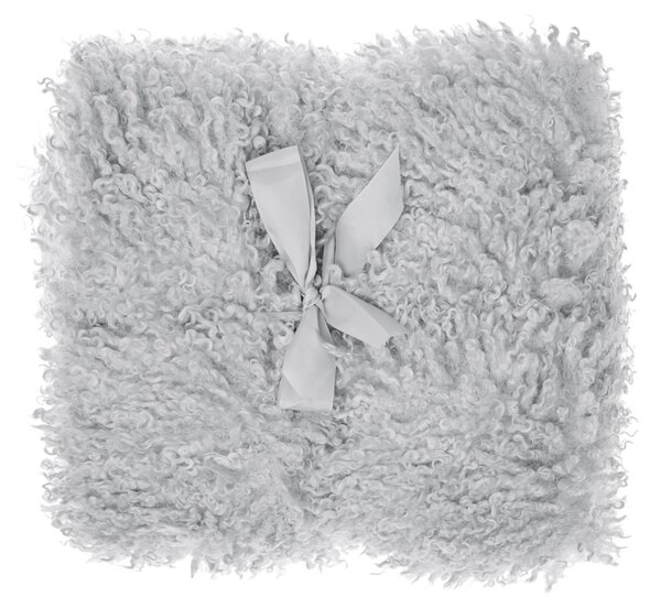 Skinnwille Home Collection Pléd Wooly Silver, umělá kožešina, 120x180 cm