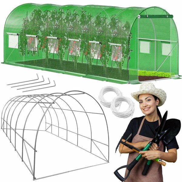 Zahradní foliovník 6x3x2 m 18m2 SPRINGOS GT0005