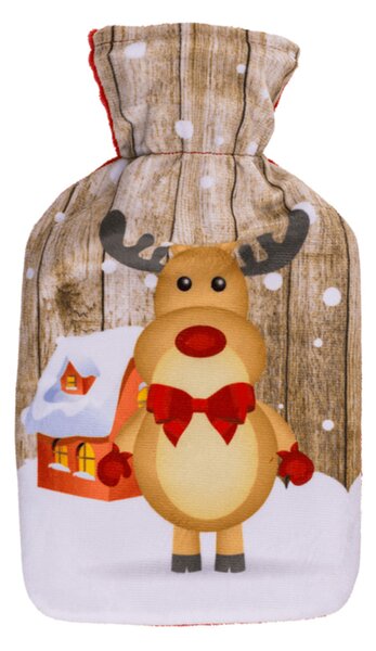GiftyCity Termofor s fleecovým obalem, 0,7 l, sobík