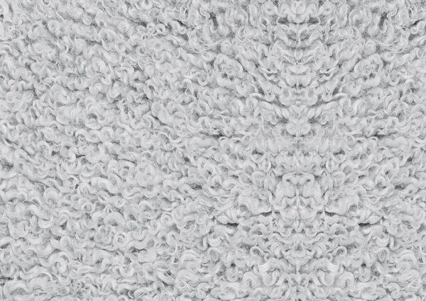 Skinnwille Home Collection Polštář Wooly Silver, 45x45 cm, světle šedý
