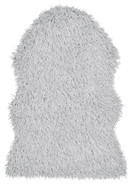 Skinnwille Home Collection Umělá kožešina Wooly Silver, 60x90 cm, světle šedá