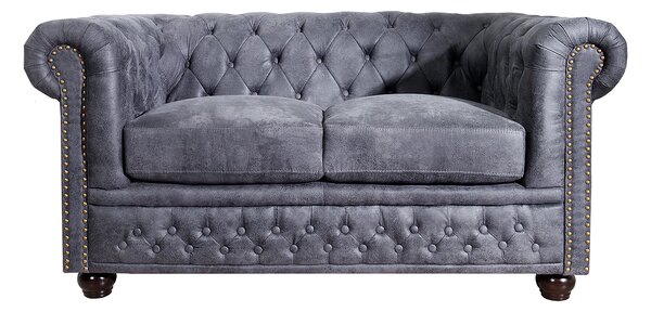 Pohovka CHESTERFIELD 2M antik šedá