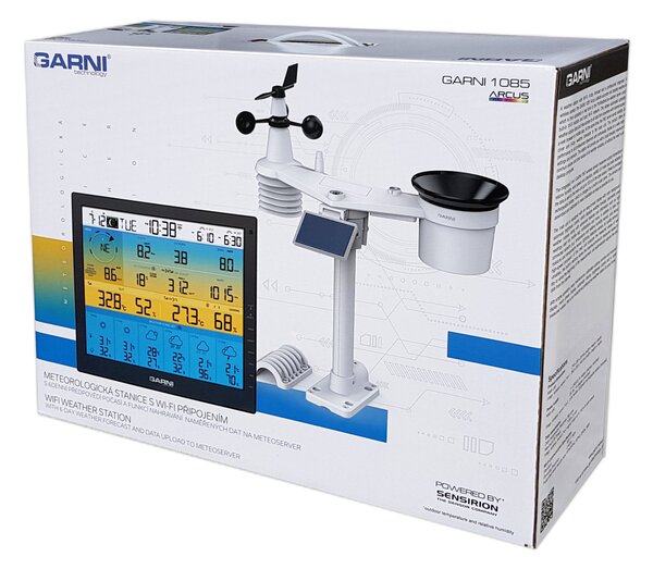 GARNI technology Meteorologická stanice s 6denní předpovědí GARNI 1085 Arcus