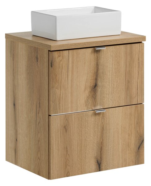 Comad Koupelnová skříňka s deskovým umyvadlem Nova Oak 50 dub coast evoke
