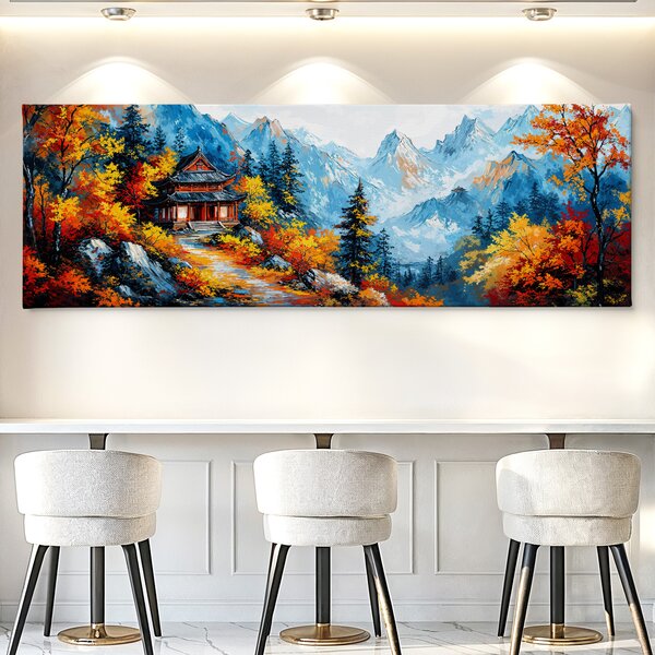 Obraz na plátně - Stezkou k chrámu Unoji FeelHappy.cz Velikost obrazu (šířka x výška): 60 x 20 cm