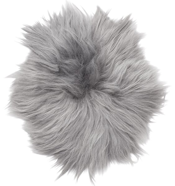 Skinnwille Home Collection Kožešina na židli Molly Brisa, šedá, O35 cm