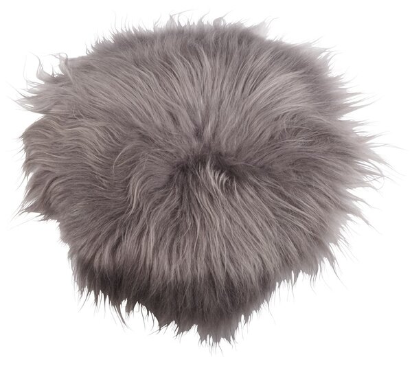 Skinnwille Home Collection Kožešina na židli Molly Brisa, šedá, O35 cm