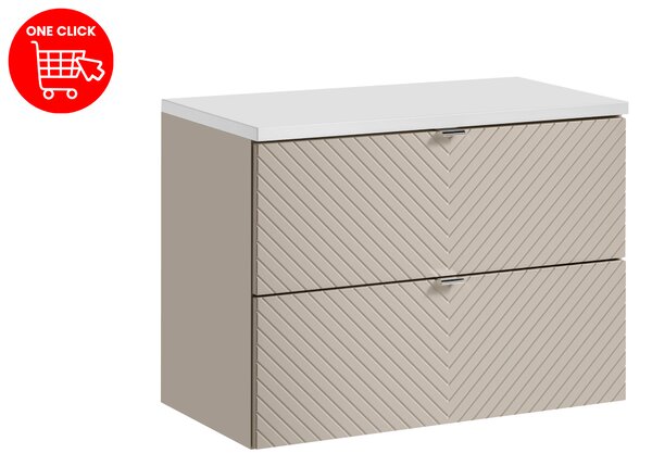 Comad Koupelnová skříňka pod deskové umyvadlo Viva Cashmere 80 kašmír mat